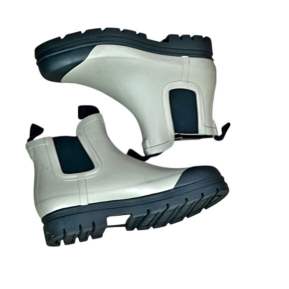 Everlane Women's The Pull-On Chelsea Rain Boots Waterproof Gray Size 7 NWOT - Picture 6 of 11